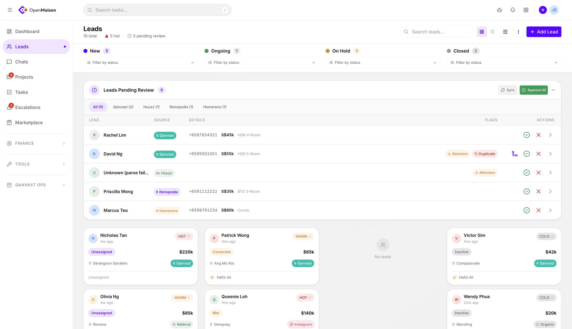 Email Lead Ingestion